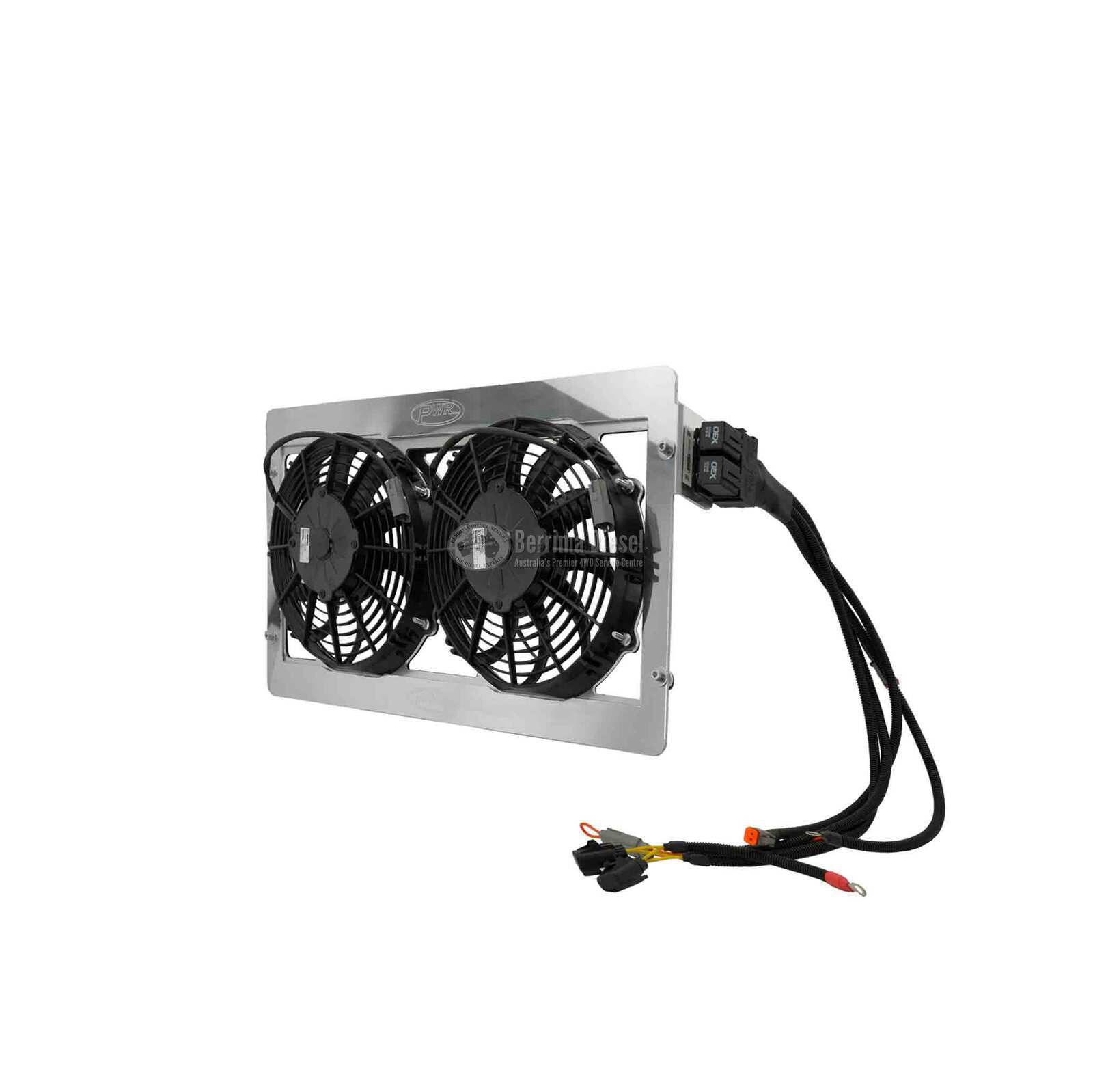 PWR twin Thermo Fan Kit (Toyota Landcruiser 70/200 Series V8 Twin